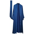 thumbnail image 4 of ZQUUVOU Women's Casual Dress Long Sleeve Loose Tie Waist Adjustable Maxi Midi Dresses Blue,XL, 4 of 4