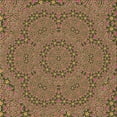 thumbnail image 1 of Ahgly Company Machine Washable Indoor Square Transitional Brown Red Area Rugs, 4' Square, 1 of 7