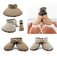 thumbnail image 2 of Women's Summer Wide Brim Leopard Trim Sun Visor, 2 of 2