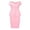 Pink, variant on Penkiiy Women's Summer Fashion Casual One Shoulder Profession Solid Color Dresses Charming Summer Dress