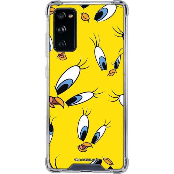 Skinit Cartoons Tweety Bird Super Sized Pattern Galaxy S20 FE Clear Case