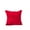 Red, variant on Decorative Throw Pillow Cover with Geometric Patchwork Pattern, 18x18 Inch Zippered Linen Blend Cushion Case for Sofa Bed