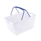 thumbnail image 4 of Cesta de la compra Cesta de supermercado Multifunción Ligera Ergonómica Supermercado Azul, 4 of 9