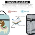 thumbnail image 4 of Sloth Riding Llama Insulated Lunch Box Lunch Bag for Women Men, Portable Leakproof Cute Tote Cooler Meal Bag, Reusable Lunch Container for for Work/Office/Picnic/Travel/School, 4 of 7