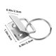 thumbnail image 2 of HAMPPLIES 40Ud Clips De Metal Plateado Para Finalizar Cintas Y Diseñar Llaveros Con Estilo, 2 of 6
