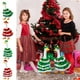 thumbnail image 1 of Disfraces de Navidad con Sombrero Vestido Festivo con Campanas y Pompones Árbol Rojo y Verde, Disfraces de Navidad, Accesorios de Navidad, Regalo de Navidad para Fiesta, Cómodo, Talla Única,, 1 of 9