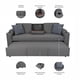 thumbnail image 5 of SOFÁ CAMA MILAN GRIS OXFORD, 5 of 6