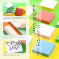 thumbnail image 3 of Swpeet 14Pcs 50mm Flat 2 Types Square Mixed Rubber Stamp Carving Blocks with 3Pcs Carving Knife Tools and Knife Polished Stone Kit, Double-Sided Removable Carving Block for Scrapbooking Postcards, 3 of 7