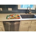 thumbnail image 4 of Carolines Treasures DAC1554DDM 21 x 14 in. Chrysanthemums in Watercolor Dish Drying Mat, 4 of 5