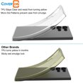thumbnail image 3 of CoverON For Samsung Galaxy S24 Ultra Phone Case, Flexible Slim Lightweight TPU Minimal Cover, Clear, 3 of 7