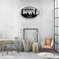 thumbnail image 2 of Craftnamesign Custom Atlanta Skyline Metal Sign LED Light, American Football Sign, Football Decor, 2 of 5