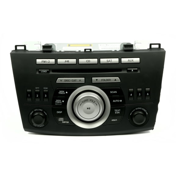 Restored 2011 Mazda 3 OEM AM FM Radio Single Disc CD MP3 Player BBM566AR0 (Refurbished)