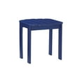 thumbnail image 1 of Riverbay Furniture Transitional Adirondack Wood Outdoor End Table in Blue, 1 of 6