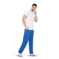 thumbnail image 3 of Men's Cotton Blend Sleep Pajama Pants with Pocket, 2XLarge, 3 of 7