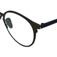 thumbnail image 3 of John Varvatos Mens Matte Gunmetal Round Metal Eyewear Frame V168 49mm, 3 of 6
