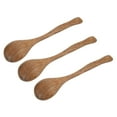 thumbnail image 1 of Wooden Coffee Spoon, Smoothing Simple Operation Heat Resistant Wooden Spoons  For Daily Use For Log Style Decoration, 1 of 8