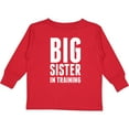 thumbnail image 3 of Inktastic Big Sister in Training Girls Long Sleeve Toddler T-Shirt, 3 of 5