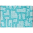 thumbnail image 3 of Yuma Indoor/Outdoor Blue Cobblestone 1'8" x 2'6" Non-Skid Accent Rug, 3 of 5