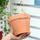 thumbnail image 5 of 6 Piezas de Colgadores para Macetas de Terracota, para Colgar Macetas, Colgadores de Plantas, Colgadores de Pared de Metal para Plantas de JardíN, Rosa, 5 of 5