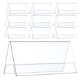 thumbnail image 3 of 10 soportes de acrílico transparente para placa de identificación de pared, para oficina, hogar, tienda, restaurante, 90 x 60 mm., 3 of 7