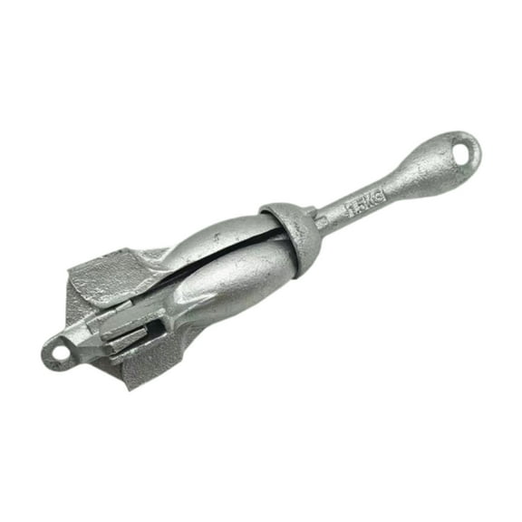 funtasica Folding Grapnel Anchor Carbon Steel Kayak Anchor Portable Galvanized Marine Anchor for Canoe Yacht Paddle Board Raft Sailboat 1.5kg