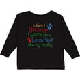 thumbnail image 3 of Inktastic Lacrosse Player like Daddy Boys or Girls Long Sleeve Toddler T-Shirt, 3 of 5