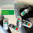 thumbnail image 5 of Indicador de Presión de Neumáticos de Coche de 4 Piezas, Indicador de Presión de Neumáticos, Alerta de Monitoreo, Sensor de Tapa de Válvula, Detección de Válvula Externa, 5 of 5