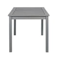 thumbnail image 2 of Pemberly Row Contemporary Outdoor Wood Patio Dining Table in Gray Wash, 2 of 6