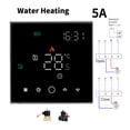 thumbnail image 1 of WiFi Thermostat 16A 5A Smart Touch Warm Floor Temperature Controller Electric Floor Heating Gas Boiler Tuya APP Remote Control ,Easy to Install, 1 of 7