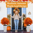 thumbnail image 4 of 2026 New Light-Up Autumn Maple Tree – LED Fall Tree Ornament, Outdoor Fall Foliage Lighted Stake Decor for Entryway Halloween Thanksgiving Display 1 PCS, 4 of 8