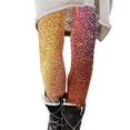 thumbnail image 3 of lcziwo Womens High Waisted Tummy Control Yoga Pants Trendy Glitter Sequin Print Tight Workout Leggings for 2025 New Years Eve Party Multicolor M, Sales Today, 3 of 6