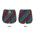 thumbnail image 3 of Pofeuu Rainbow Hearts Print Women's Athletic Shorts Running Workout Shorts Tummy Control Quick Dry Gym Shorts with Pockets Double layer sports shorts-XX-Large, 3 of 7