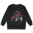 thumbnail image 1 of Chandail en Molleton à Manches Longues pour Filles, Imprimé, Col Rond, Coupe Ample, Chandail-Over, Vêtements d'Automne, Taille 9-10 Ans, 1 of 3