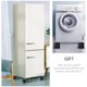thumbnail image 3 of ADDHAT 4Ud Soportes Altos Para Y Refrigerador Con Almohadillas Antivibración Negras, 3 of 7