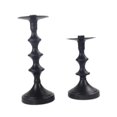 thumbnail image 3 of 2x Taper Candelas Partes Candelabra Candelabra Candelas de hierro para la cena de cocina Estantería Farmhouse Día de San Valentín Negro, 3 of 9