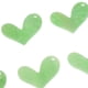 thumbnail image 4 of Cuentas para pendientes de acetato acrílico con forma de corazón inclinado, para manualidades, color cian, 4 of 9