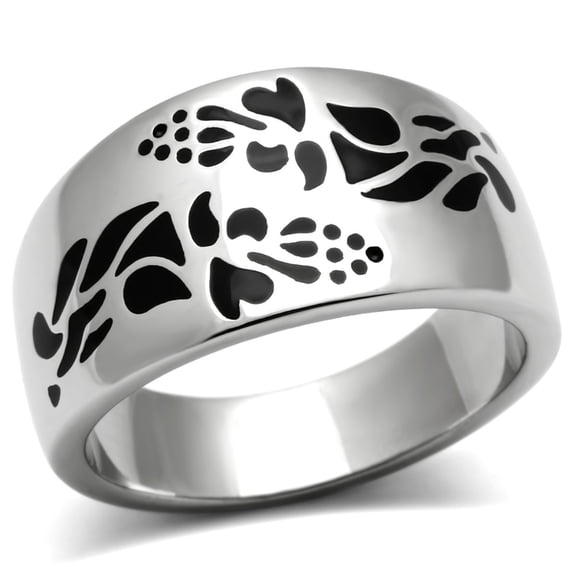 Luxe Jewelry Designs Stainless Steel Men's Celtic Design Ring - Size 12 (Pack of 2)