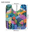 thumbnail image 5 of Yayeee Bath Rugs for Bathroom Floor Set of 2 Non Slip Fluffy Soft Absorbent Mat, Art Plants, 5 of 7