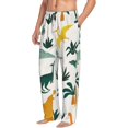 thumbnail image 2 of Balery Dinosaurs and Tropical Leaves print Men's Pajama Pants,Ultra Lightweight Pjs,Lounge Pant-Small, 2 of 9