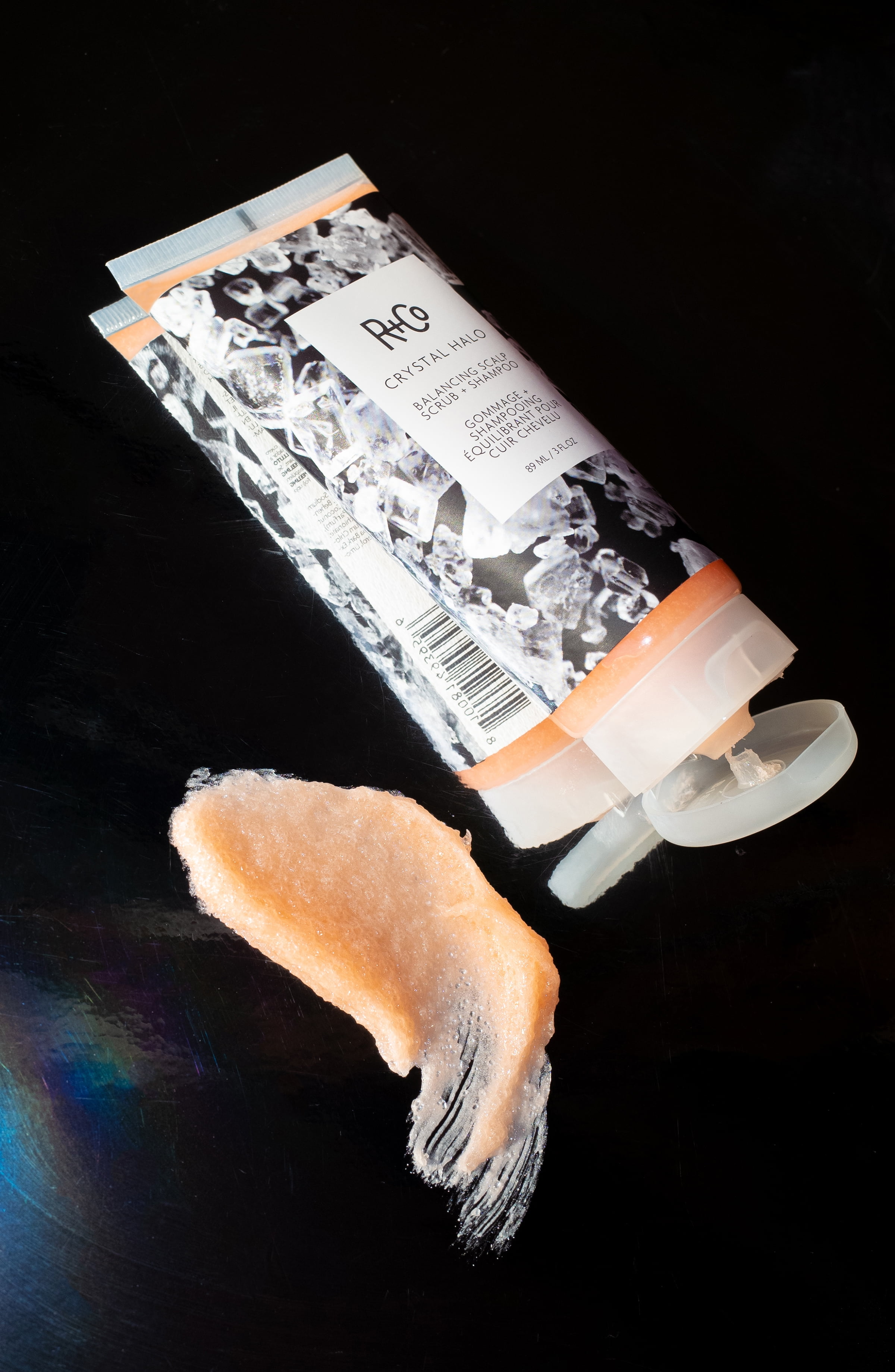 R+Co CRYSTAL HALO Balancing Scalp Scrub + Shampoo
