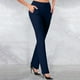 thumbnail image 2 of Leggings de yoga de cintura alta para mujer - Pantalones deportivos para entrenar, color liso, cintura elástica - Ropa deportiva para todas las estaciones, 2 of 5
