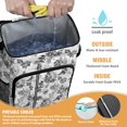 thumbnail image 2 of Travel Cooler Bag - Pioneer Flower Floral Print Pattern Camping Beer Cooler Backpack with Bottle Opener- Waterproof Insulated Picnic Backpacks - Cooler Bag for Beach, 2 of 6