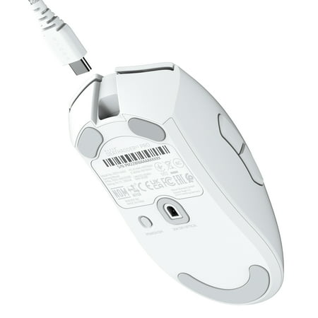 Razer - DeathAdder V3 Pro Lightweight Wireless Optical Gaming Mouse with 90 Hour Battery - White