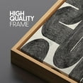 thumbnail image 5 of IDEA4WALL Extra Large Framed Canvas Print Wall Art Abstract Geometric Infinity Loop Modern Art Antique Retro Fine Art Vintage Wall Decor Oversized Artwork Relax/Calm for Living Room - 60"x20", 5 of 5