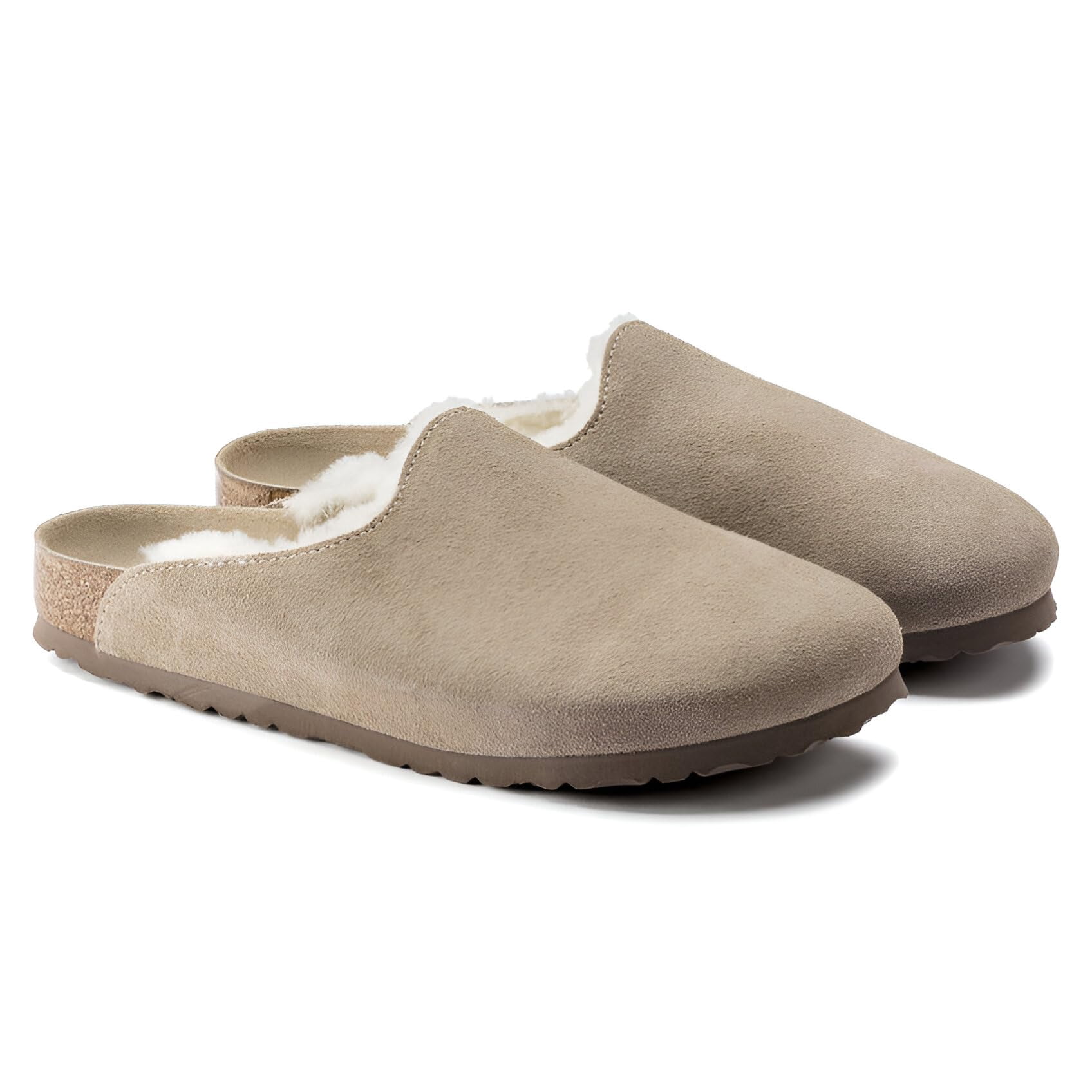 BIRKENSTOCK Amsterdam Shearling-Lined Suede Premium Clogs - Cozy and Stylish Winter Comfort