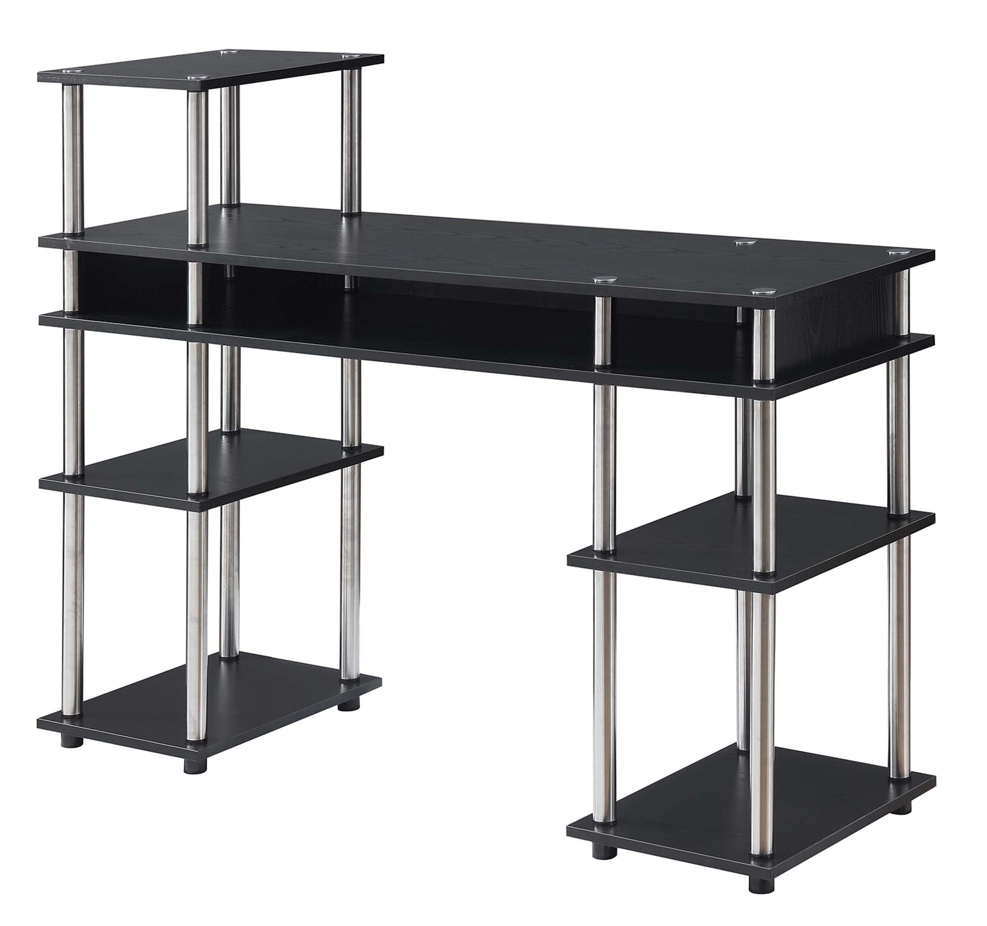 Convenience Concepts Designs2go No Tools Student Desk Black