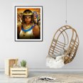 thumbnail image 4 of Cuadros Decorativos Kit de pintura de diamante 5D antiguo Egipto reina completo redondo taladro DIY manualidades mosaico Ndcxsfigh Nuevos Originales, 4 of 9