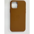 thumbnail image 1 of For iPhone 12/ 12 Pro Max Official Leather Phone Case with MagSafe, 1 of 8