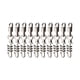 thumbnail image 1 of Corkscrew Swivels 10pcs Pesca Sacacorchos Giratriz Tacos Flexibles, 1 of 9