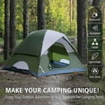thumbnail image 3 of Kroyicegears 2/4 Person Tents for Camping - Waterproof Lightweight Outdoor Camping Tents 7.2 lb, 3 of 7